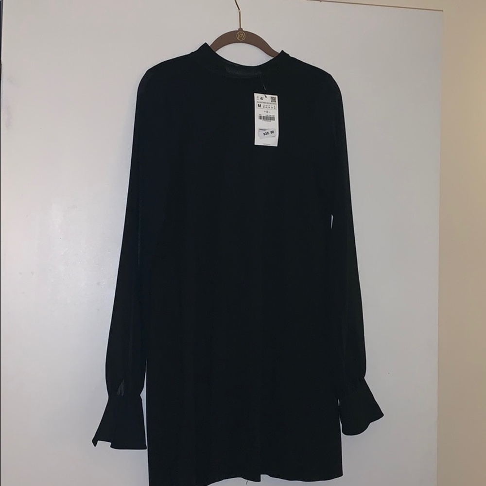Zara W/B collection mini dress